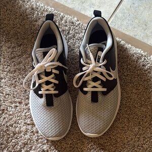 Nike Gray and Black Golf Sneakers